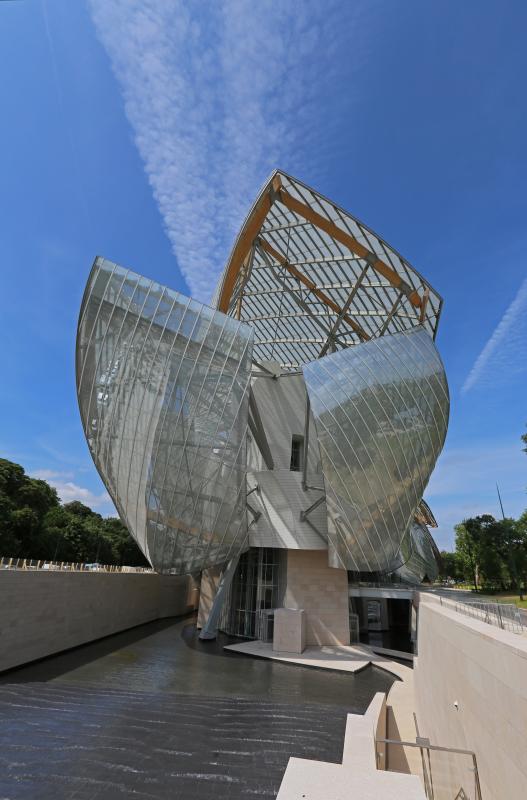 La proue de la fondation Louis Vuitton.