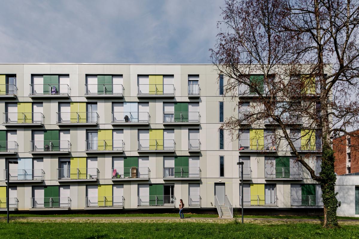 Elevation de la nouvelle façade.