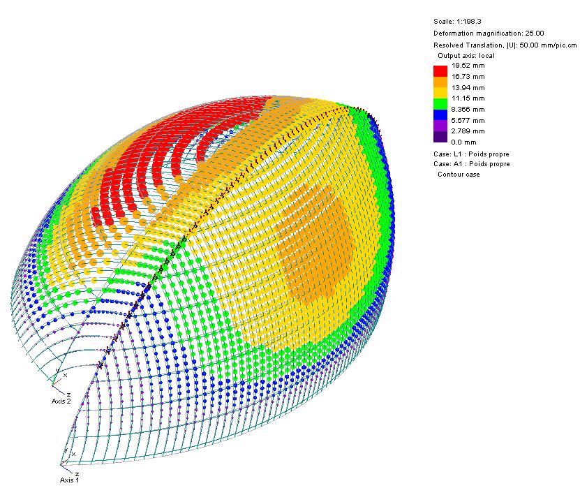 Timber structure calculation