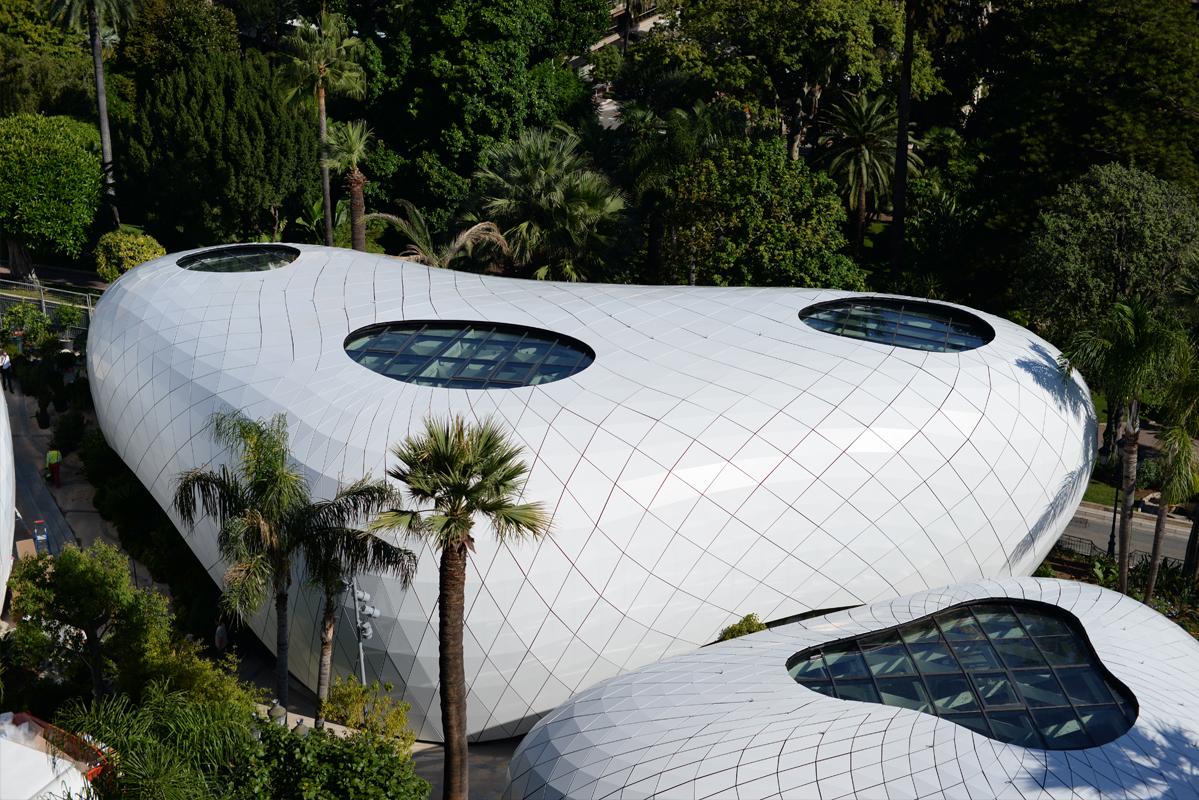 Un des pavillons éphémères de Monte-Carlo.