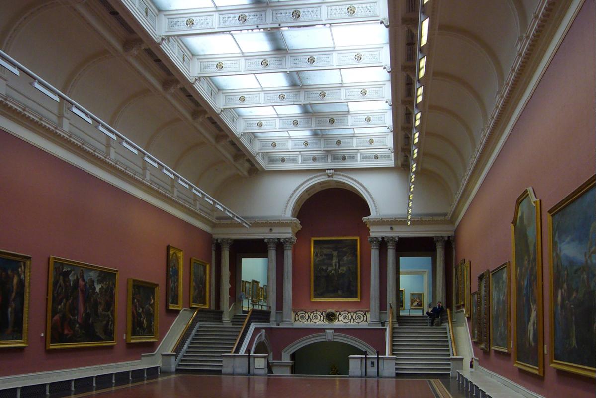 Intérieur de la galerie de Peinture de la Dargan Wing