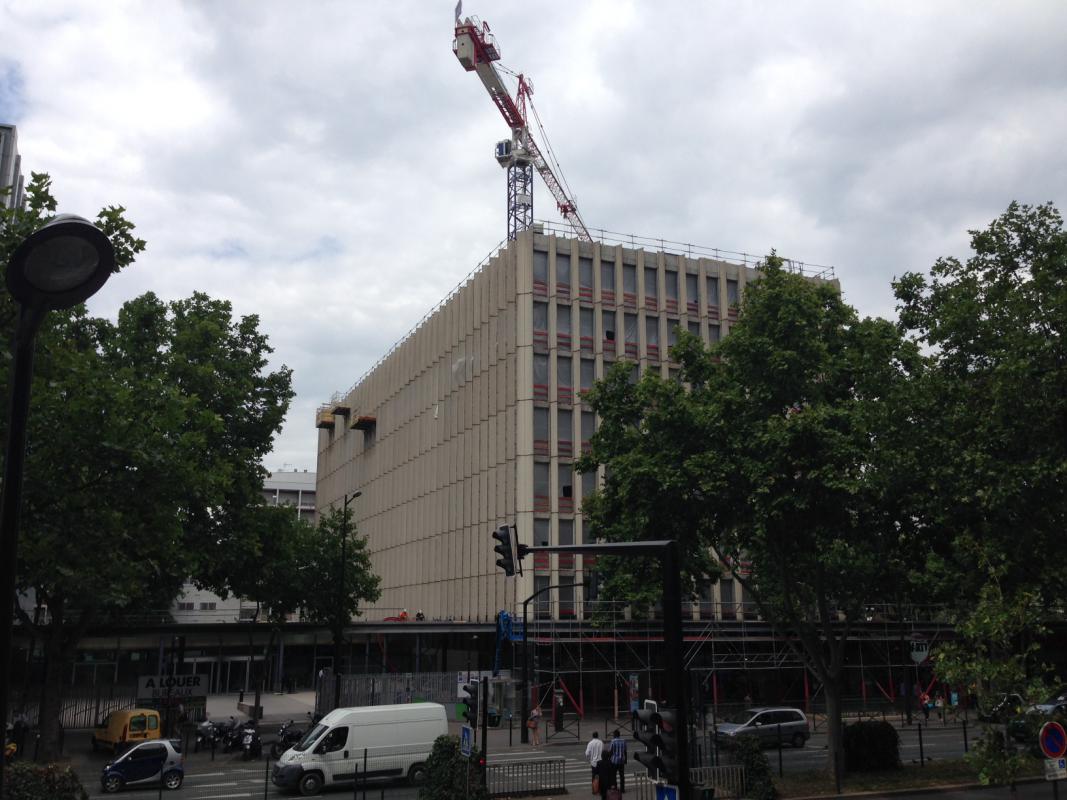 Le bâtiment existant au démarrage des travaux.