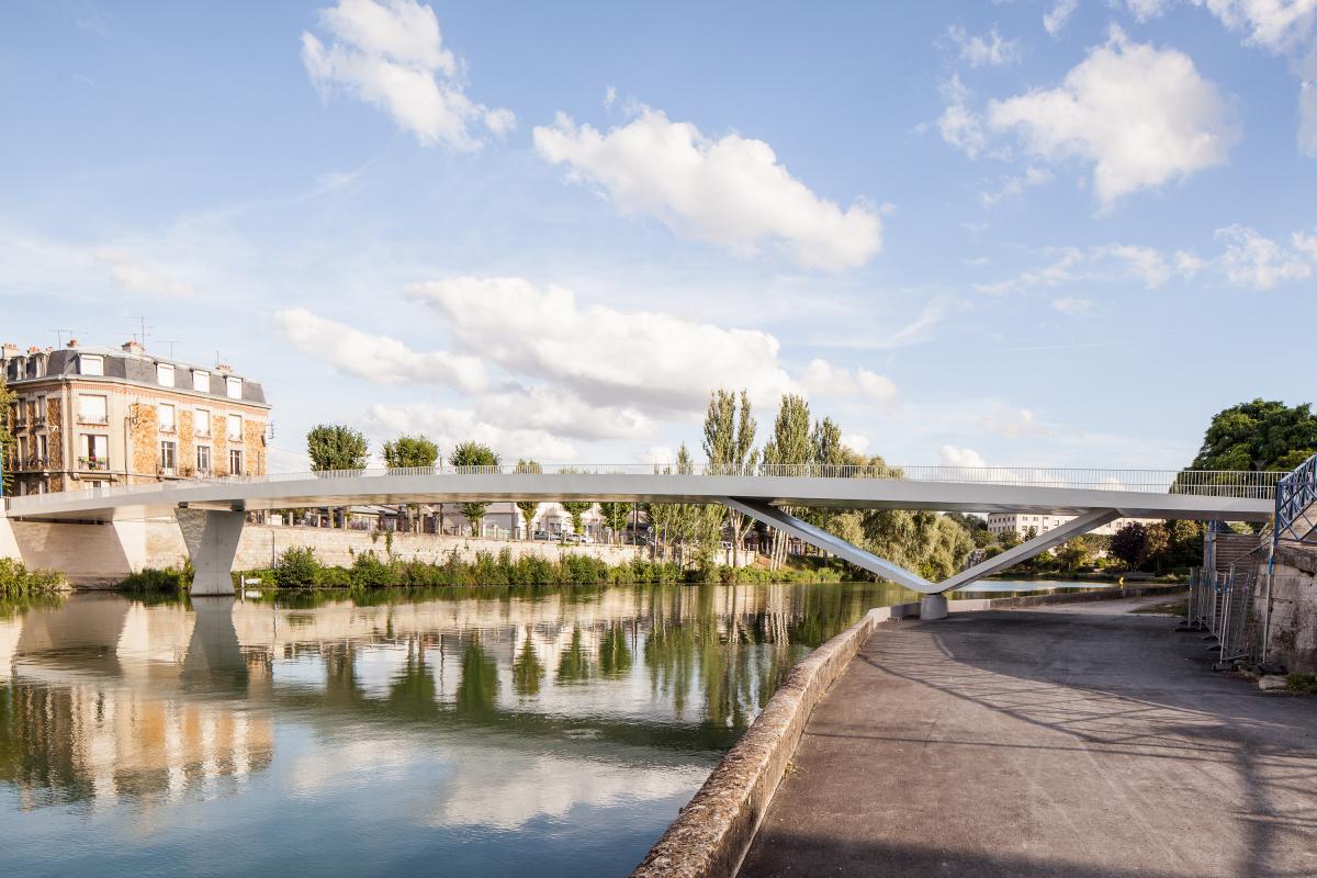 Passerelle des Anglais à Soissons.