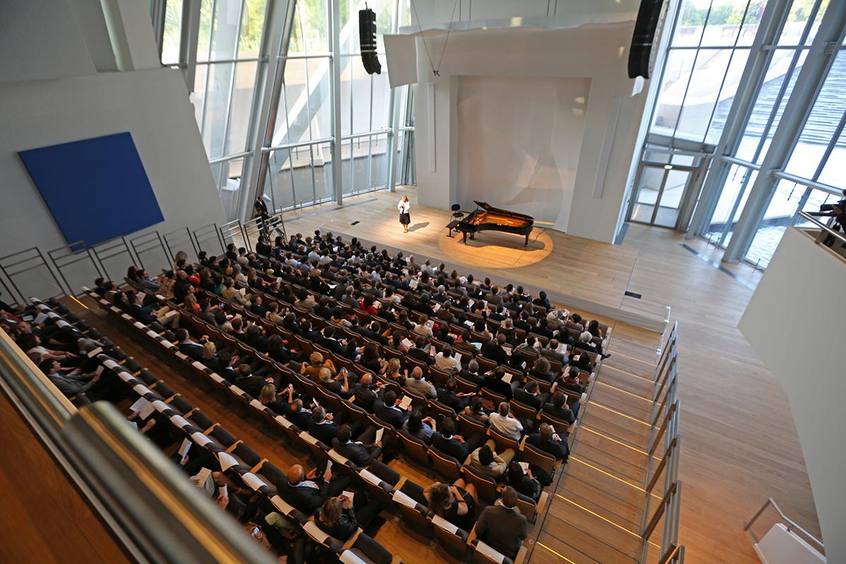 L'auditorium de la Fondation Louis Vuitton